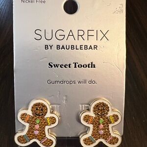 Sugarfix by BaubleBar Gingerbread Man Earrings – Sweet Tooth Gumdrops NWT